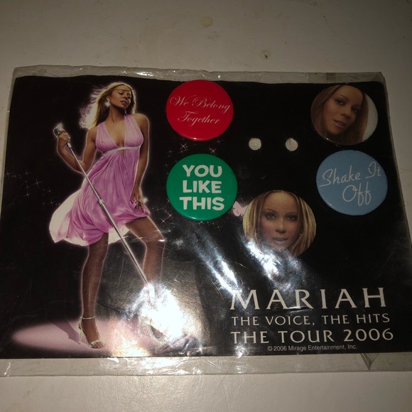 Mariah Carey The Tour 2006 Pins. - Picture 1 of 2